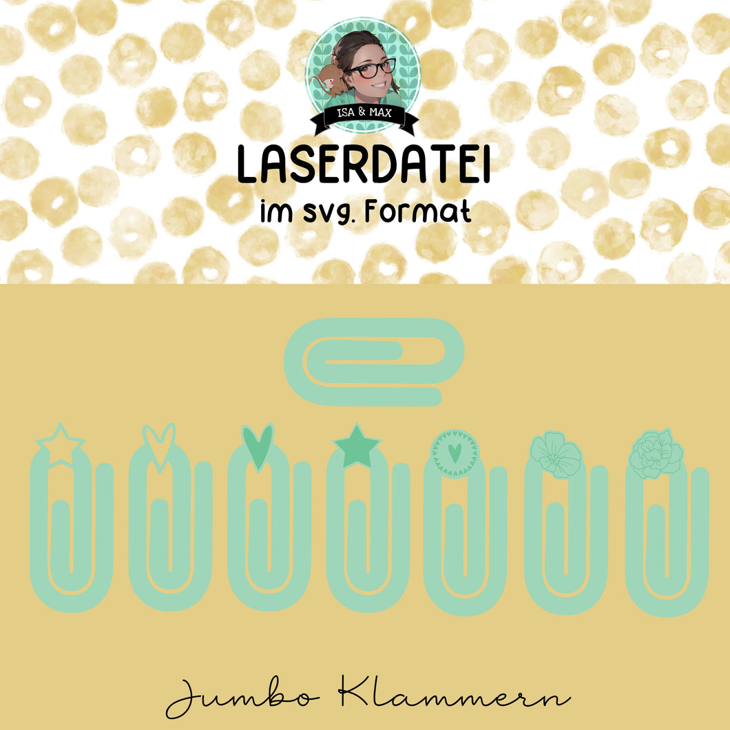 Laser Datei *Jumbo Klammern*